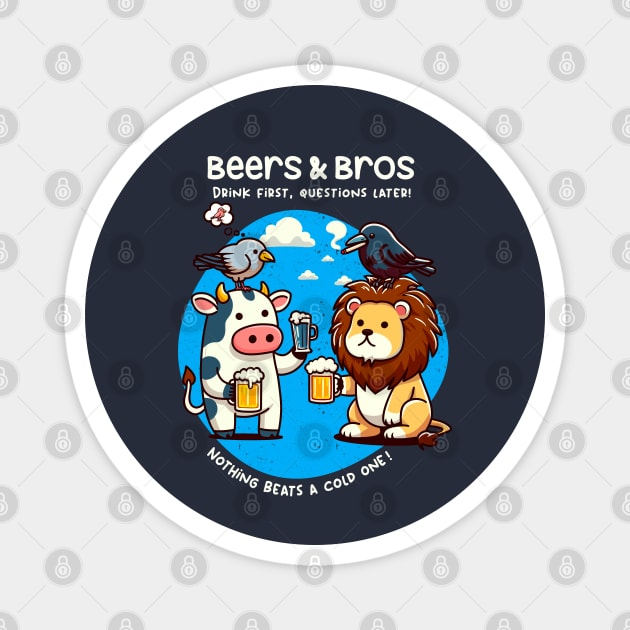 BEERS AND BROS Magnet by Fabrik